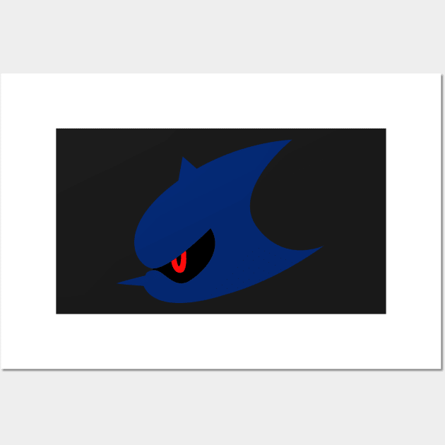 Metal Sonic icon Wall Art by DanielCostaart